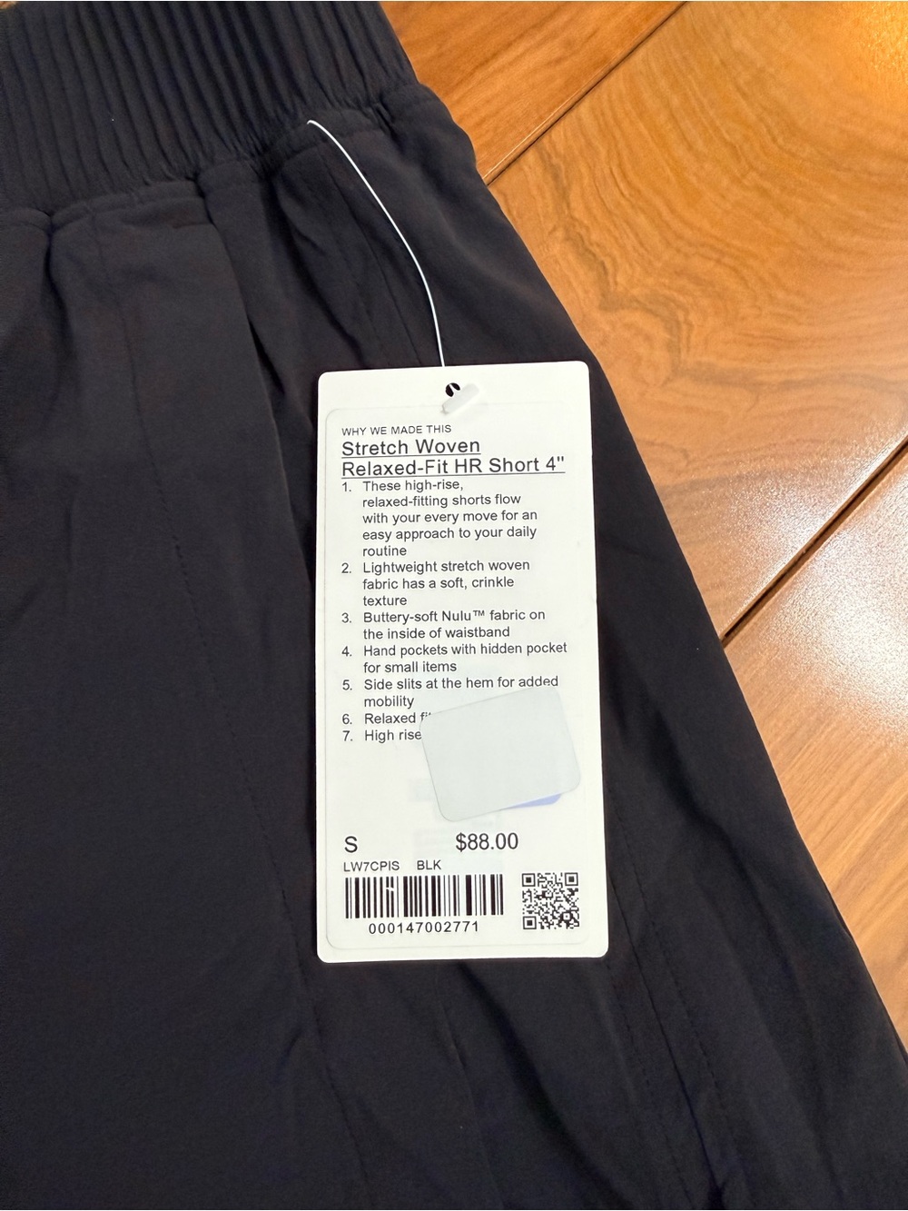 lululemon athletica black Athletic Shorts with Elastic Waistband - Picture 2 of 4